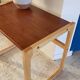 Table basse bois exotique vintage