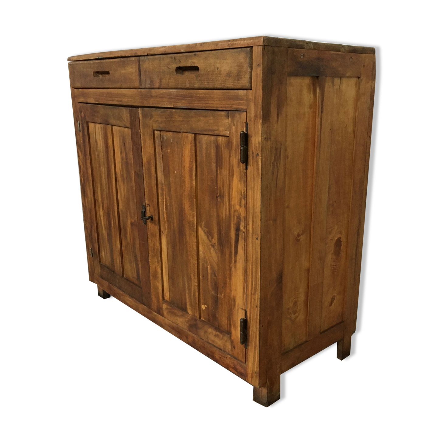 Bahut buffet parisien du XXeme siècle 1900 en bois massif (hêtre)