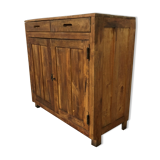 20th century Parisian buffet bahut made of solid wood (beech)