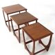 G-Plan Fresco nesting tables 'Dogmersfield' - mid century modern teak
