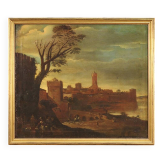 Landscape painting from 17th century