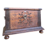 Chest In High Period Oak From XVII Eme Century
