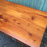 Louis Philippe style farmhouse table in solid cherrywood