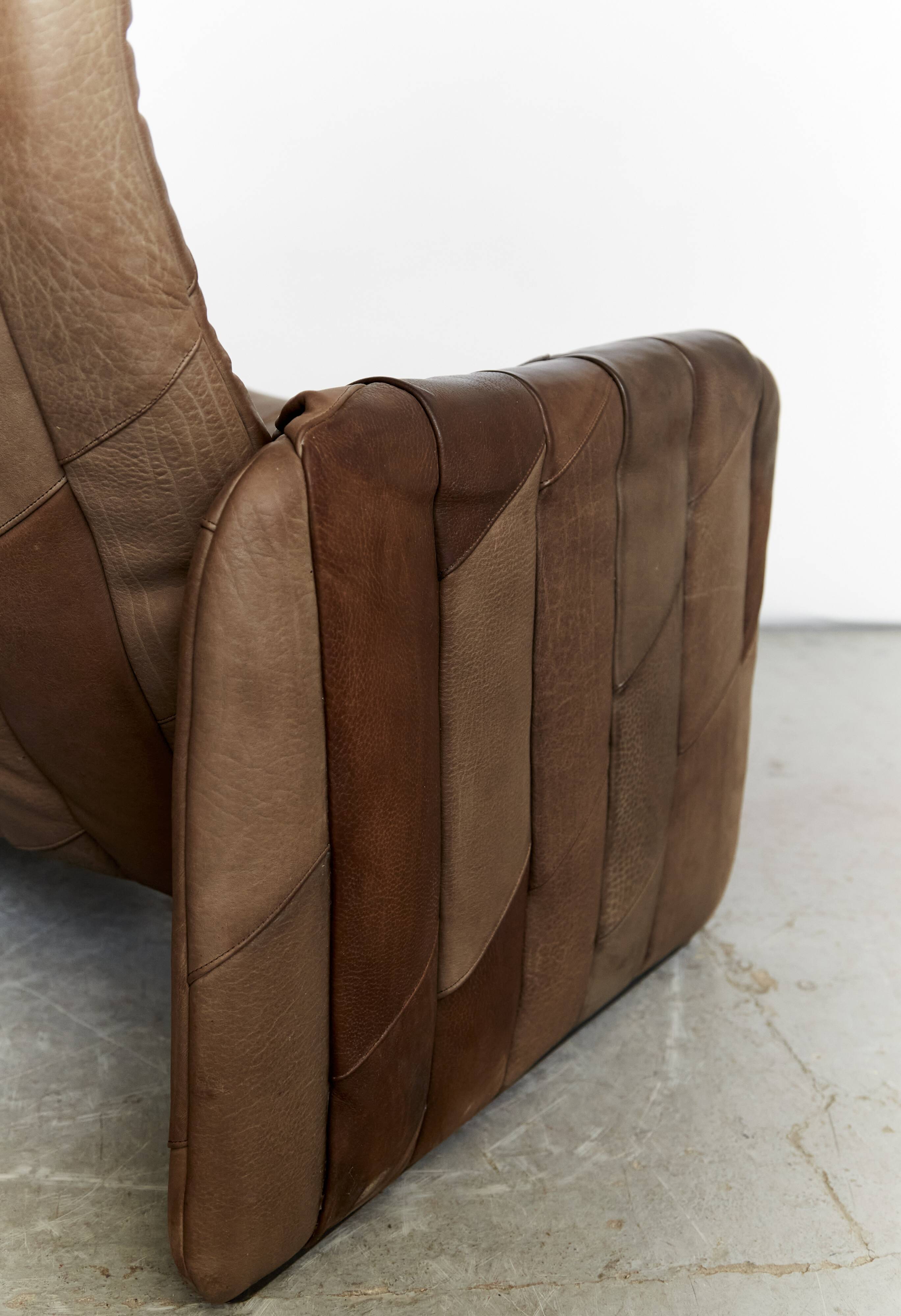 Fauteuil patchwork DS-50 de De Sede, années 1970