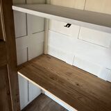 Vintage Parisian glass cabinet