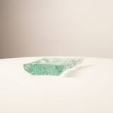 Solid crystal ashtray Fontana Arte Italy 1950s