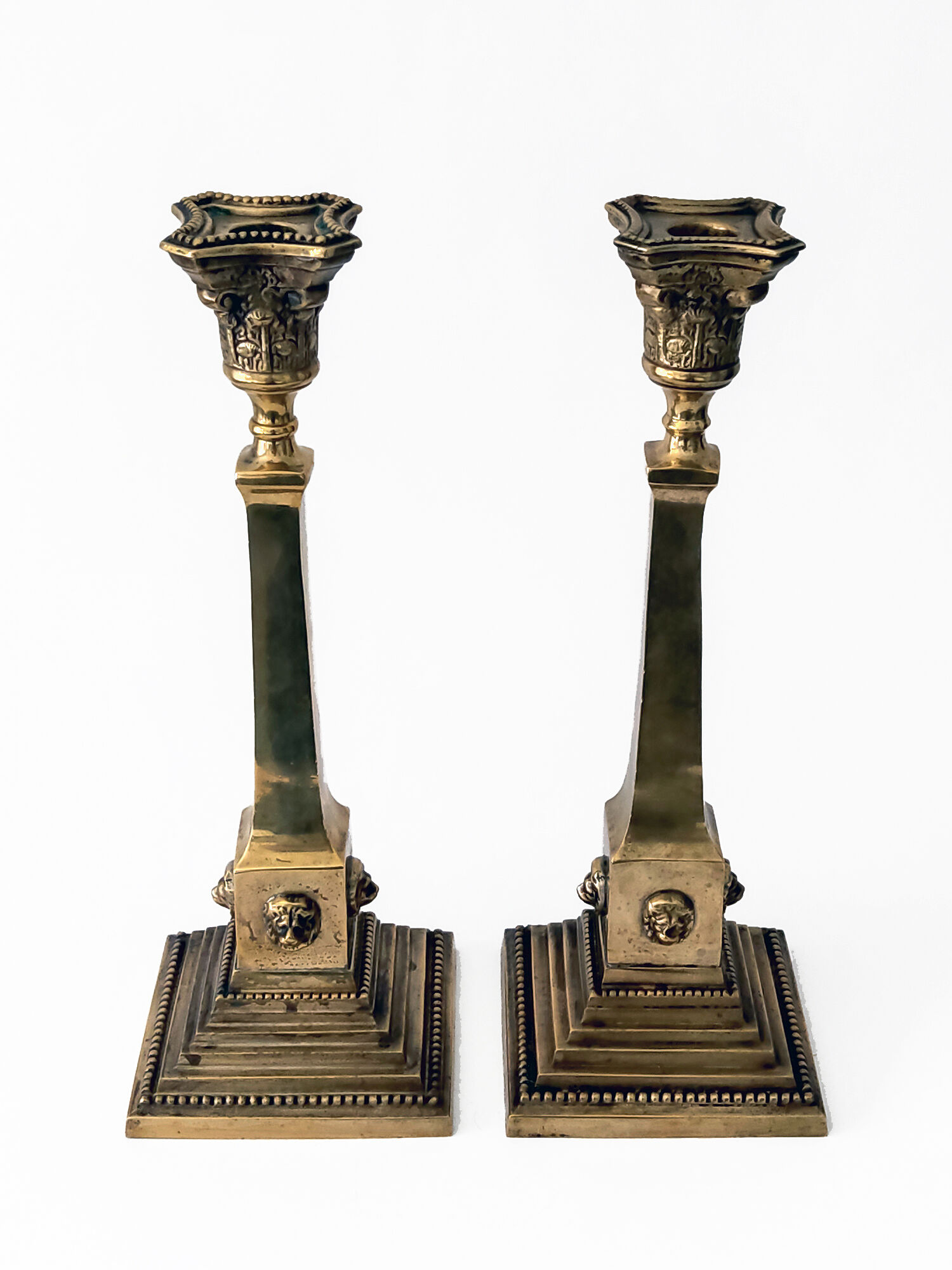 Victorian style candlestick set
