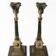 Victorian style candlestick set