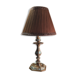 Lampe style napoléon 3 bronze peint electricité