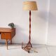 Lamppost wears vintage rattan magazine