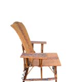 Rattan and bamboo deck chair from around 1940.
