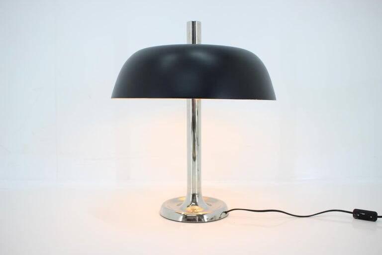 Large Mushroom Desk Lamp Extra-Large Big Mid-Century Design by Hillebrand, 1970