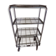Metal caddy shelf