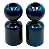 Liisi Beckmann for Gabbianelli 1970s Ceramic Candleholders