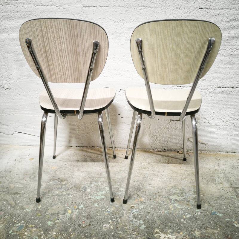 Formica chair duo