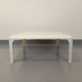 Vintage Italian Demetrio 70s Square Coffee Table by Vico Magistretti