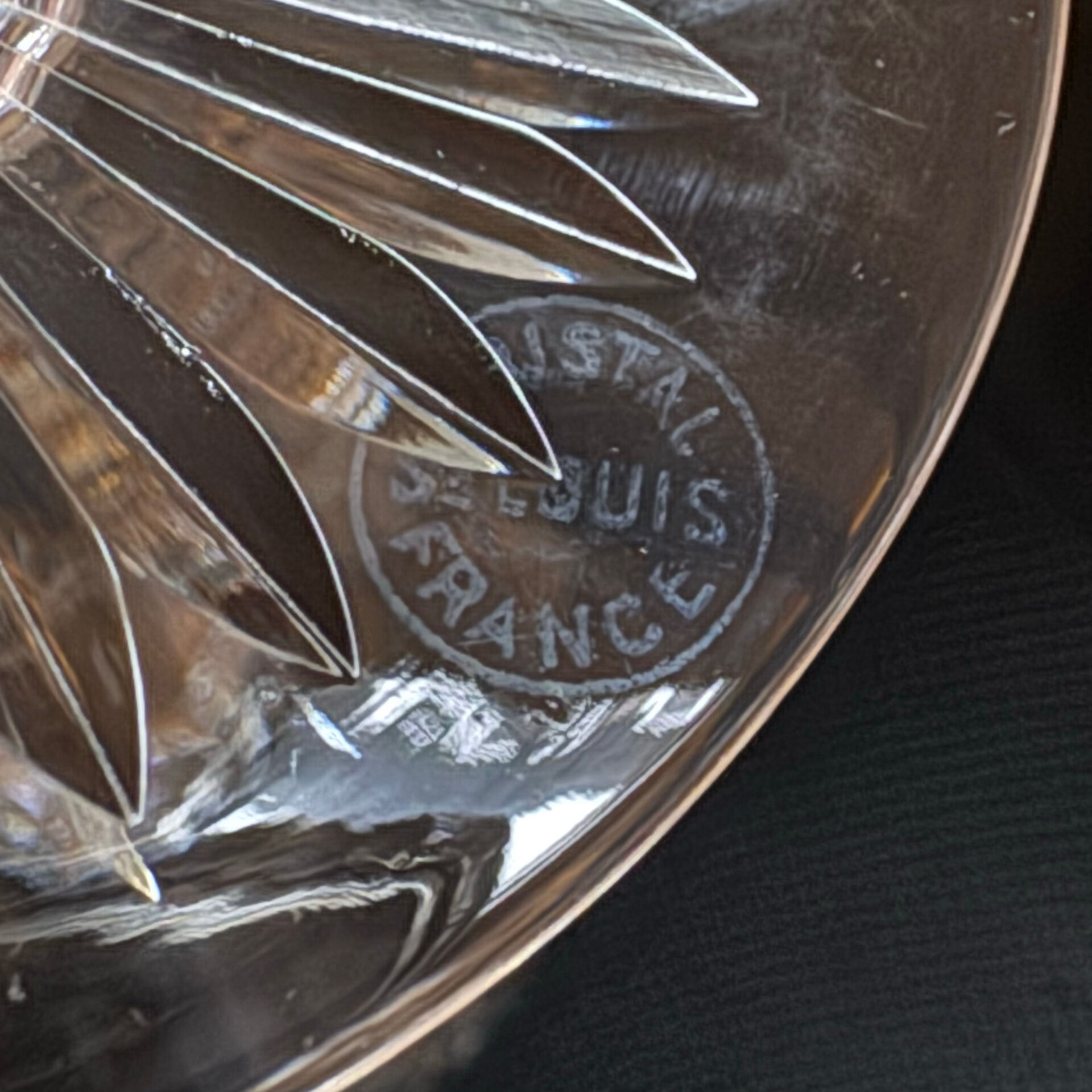 6 Verres à eau en cristal de Saint-Louis | Modèle Gavarni | Première m