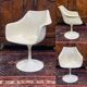 Swivel tulip chair in fiberglass from the 1970s