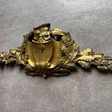 Brass pediment