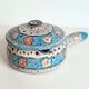 Ceramic pan stoneware lava vulcain - made in france - 60s