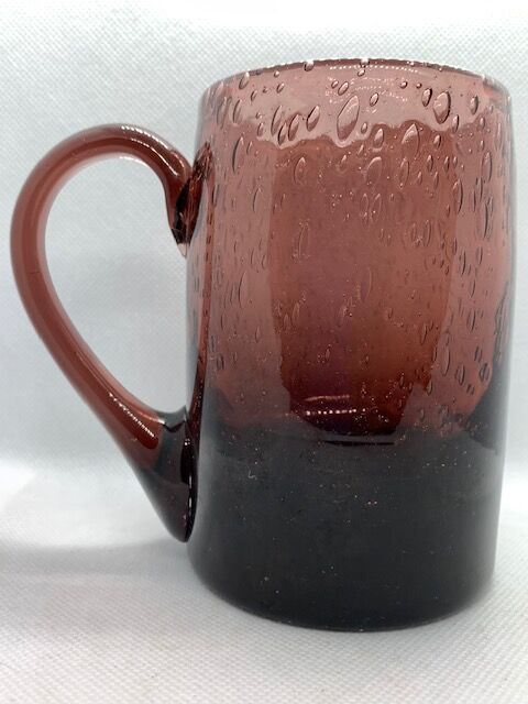 Glass glass mug bubbled glasses Biot