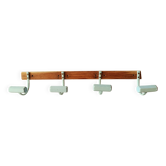 Vintage coat rack with 4 hooks