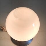 Opaline globe ceiling/wall light - mid. 20th century