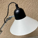 Aluminor articulated desk lamp France vintage 70s