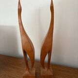Mid Century Bird Bookends