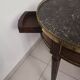 Mahogany hot water bottle table