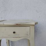 Side table or bedside patinated Louis XV style patinated