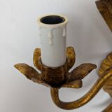 Pair of wheat ear wall lights