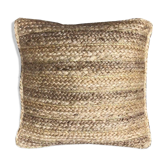 Coussin déco en jute