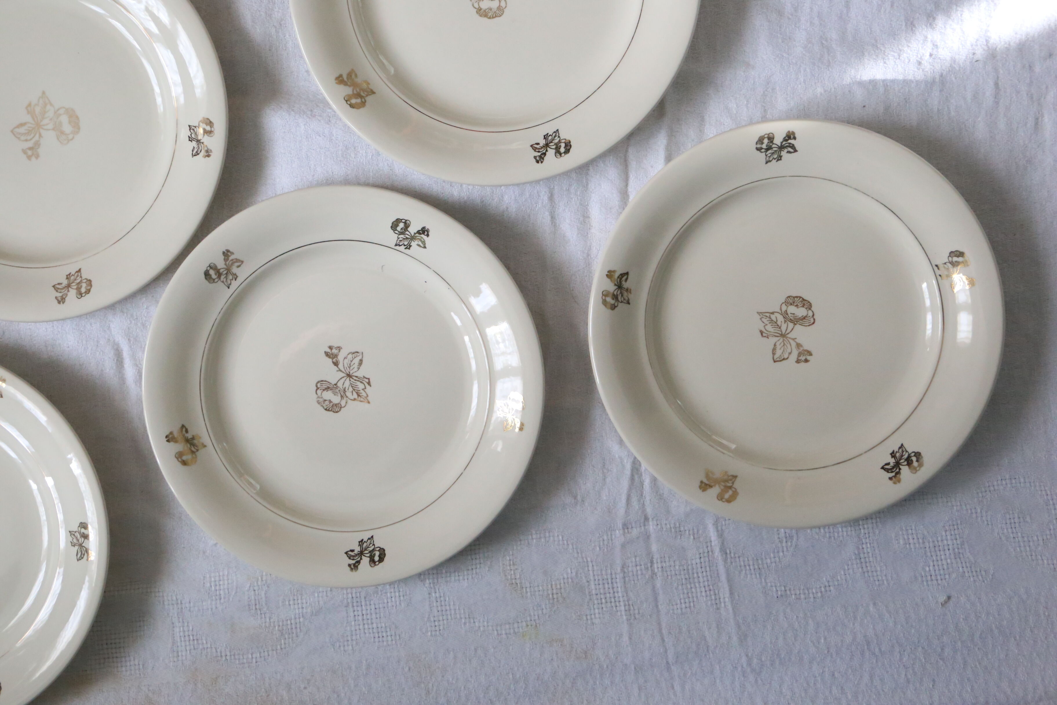 Set of 6 dessert plates Villeroy and Boch, vintage, Germany