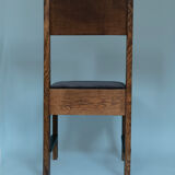 Oak Art Deco Chair L.O.V. Oosterbeek 1920s. Set Of 2