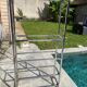 Display bookshelf modular wall shelf glass and chrome vintage 1970s
