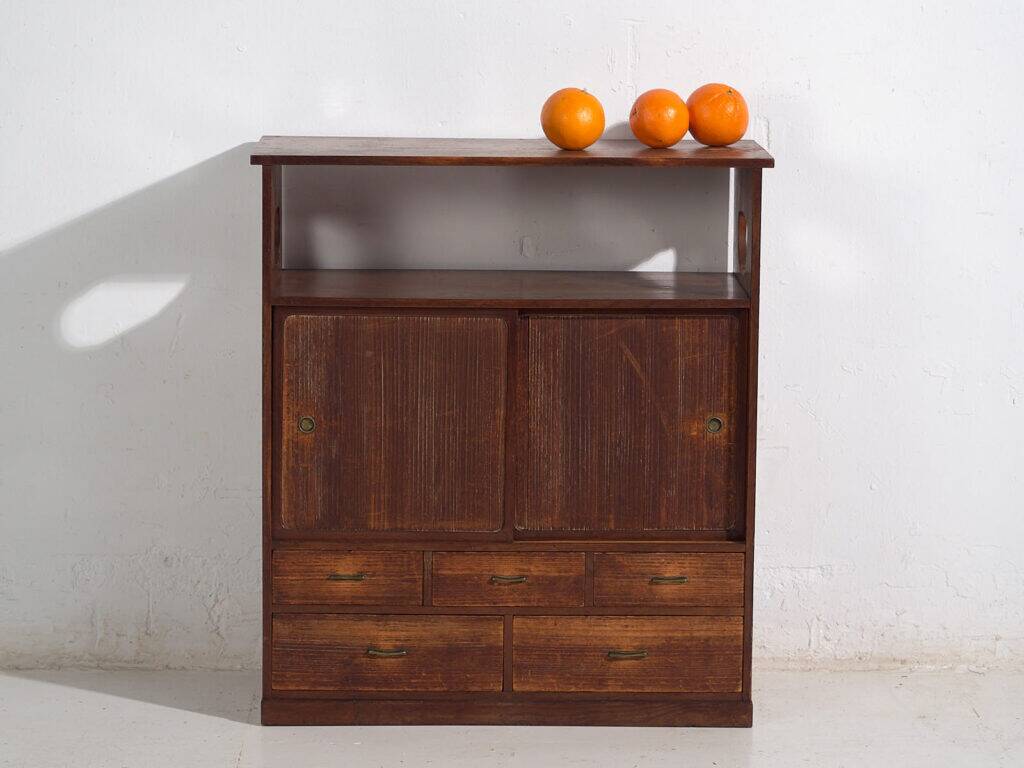 Petite commode japonaise ancienne – période Showa (c.1926-1970) #11