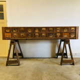 Workshop chest of drawers with authentic drawers