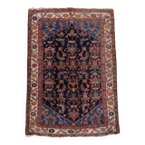 Oriental style red and gray rug with pattern 150x100cm