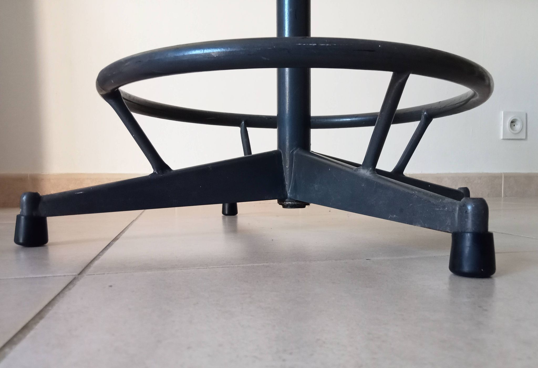 Vintage industrial workshop stool SIPE ITALY 1960s