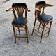 Pair of vintage bistro stools 1950/60 thonet style