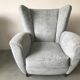 Paire de fauteuils italiens en velours