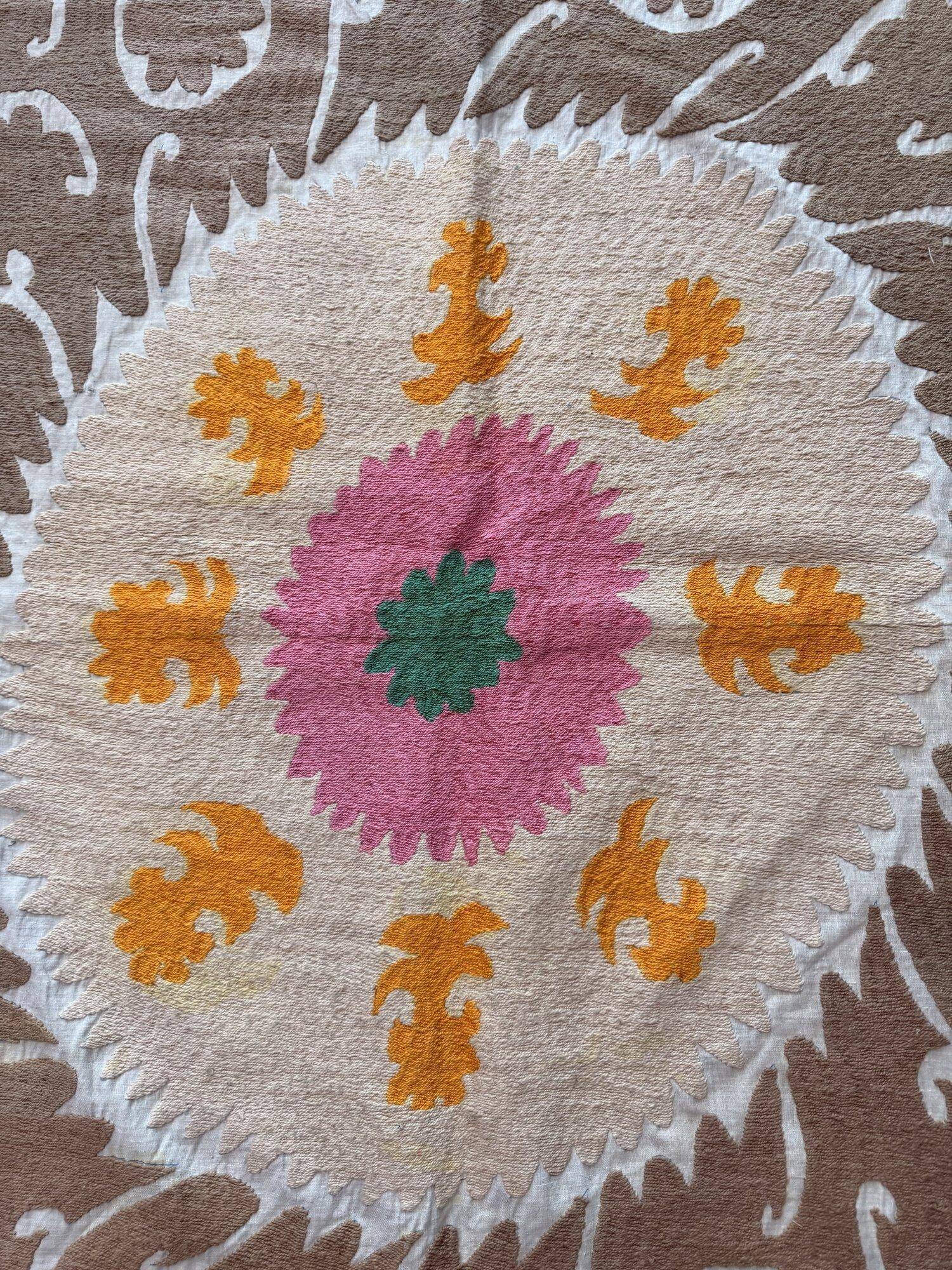 Vintage hand-embroidered tablecloth 116x160 cm