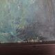 Harlequin, oil on canvas vintage 1950, signed & dated on the back SB