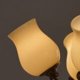 Brass and glass chandelier, Lisa Johansson-Pape for Stockmann, Finland, 1940s.