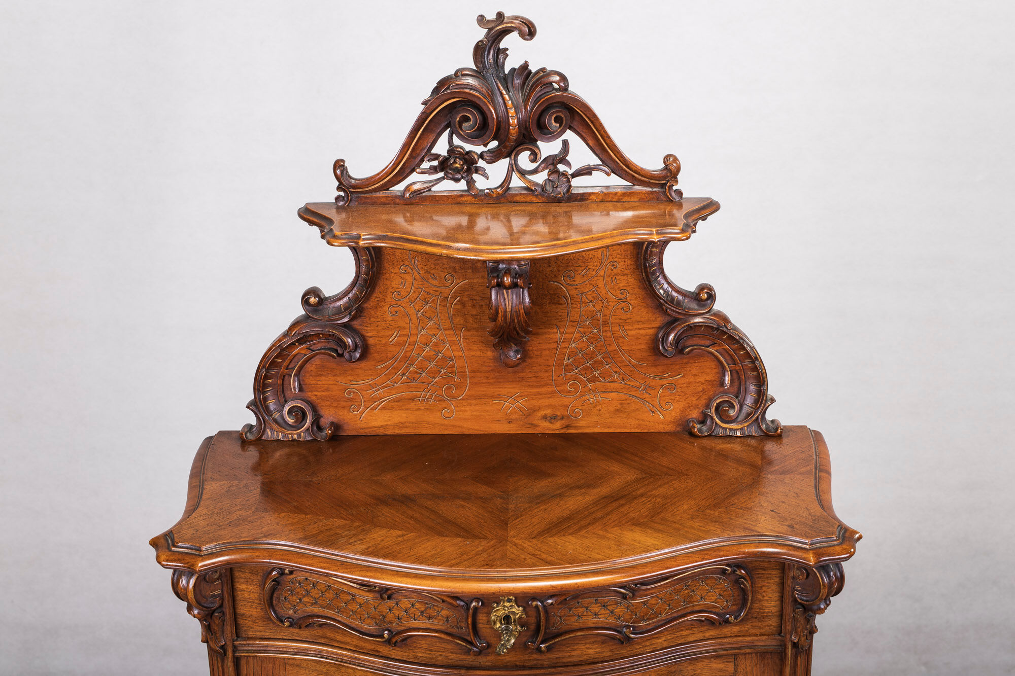Antique Rococo Showcase, 1880s