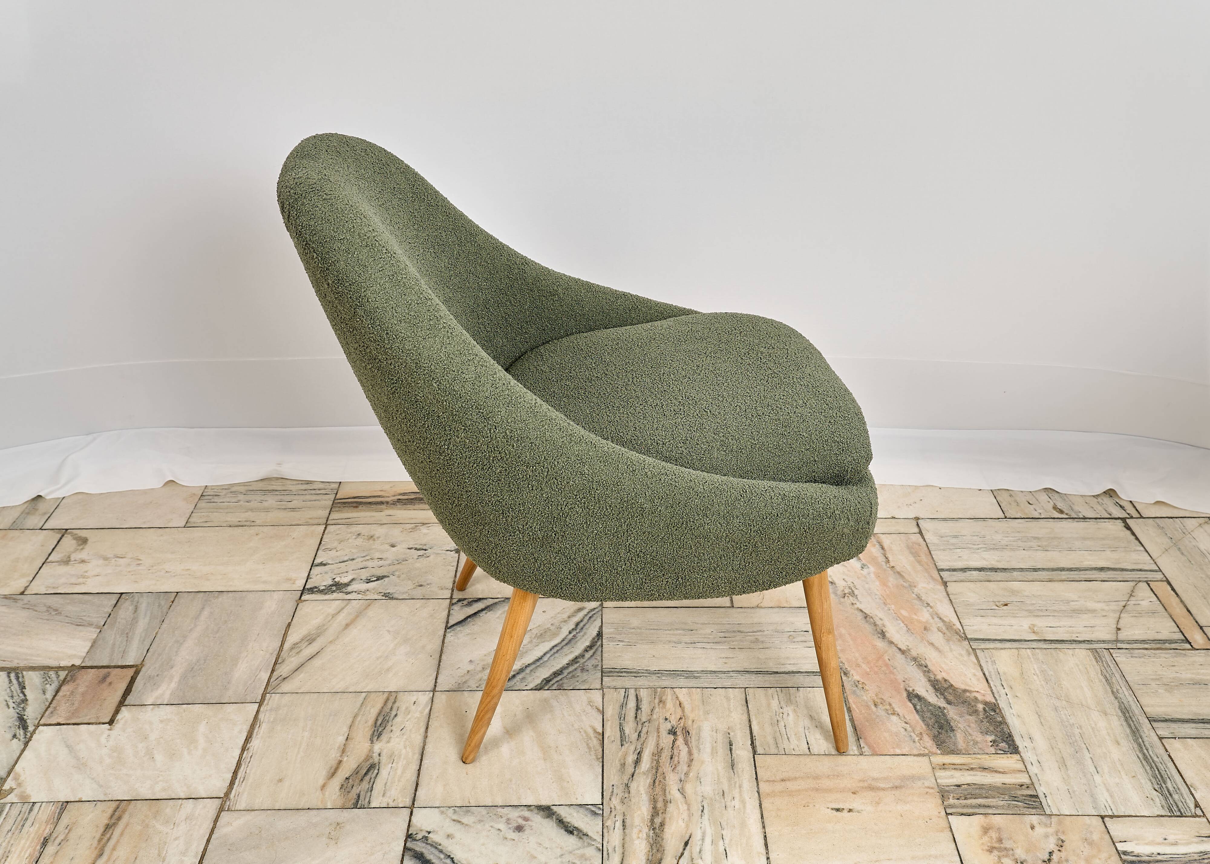 Fauteuil club Tchécoslovaquie années 1960. VINTAGE