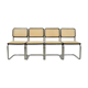 Set of 4 Cesca tubular frame cantilever dining chairs, Italy 1990s
