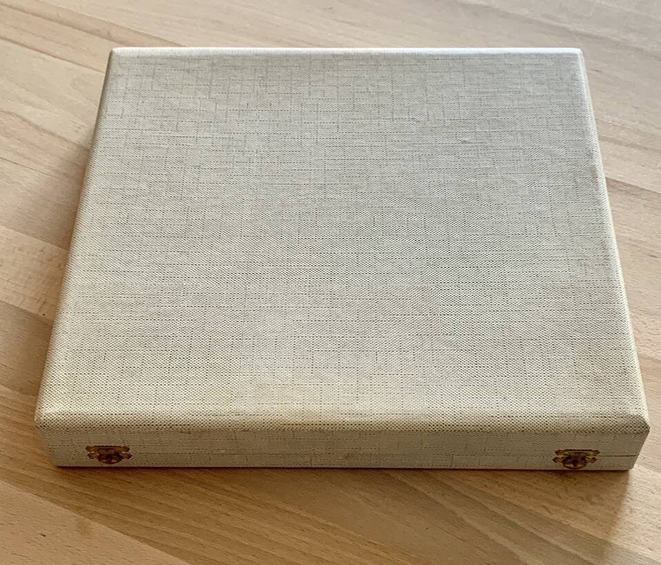 Dessert service 12 forks 1 silver metal shovel net model