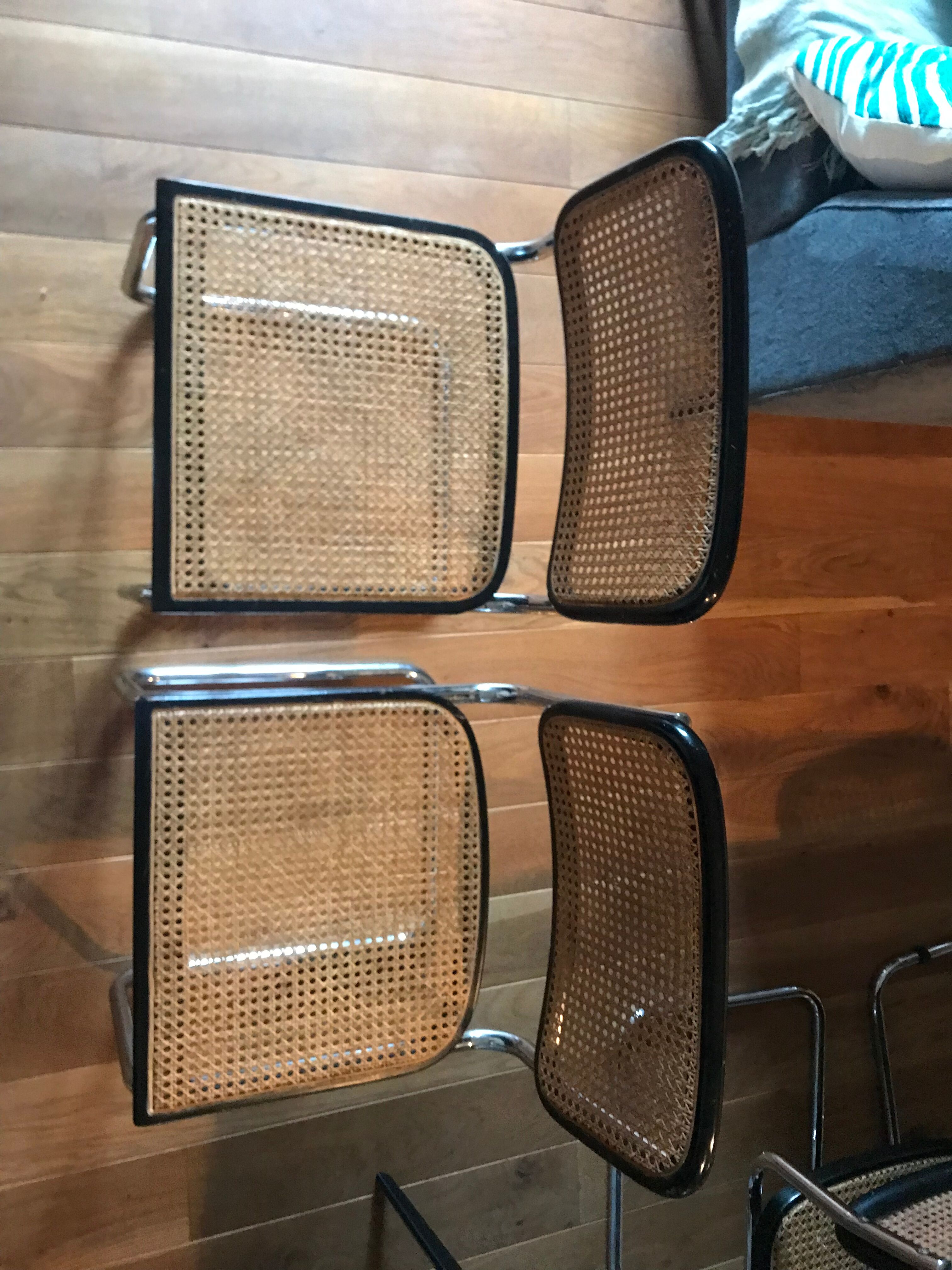 Pair of chairs Cesca Marcel Breuer